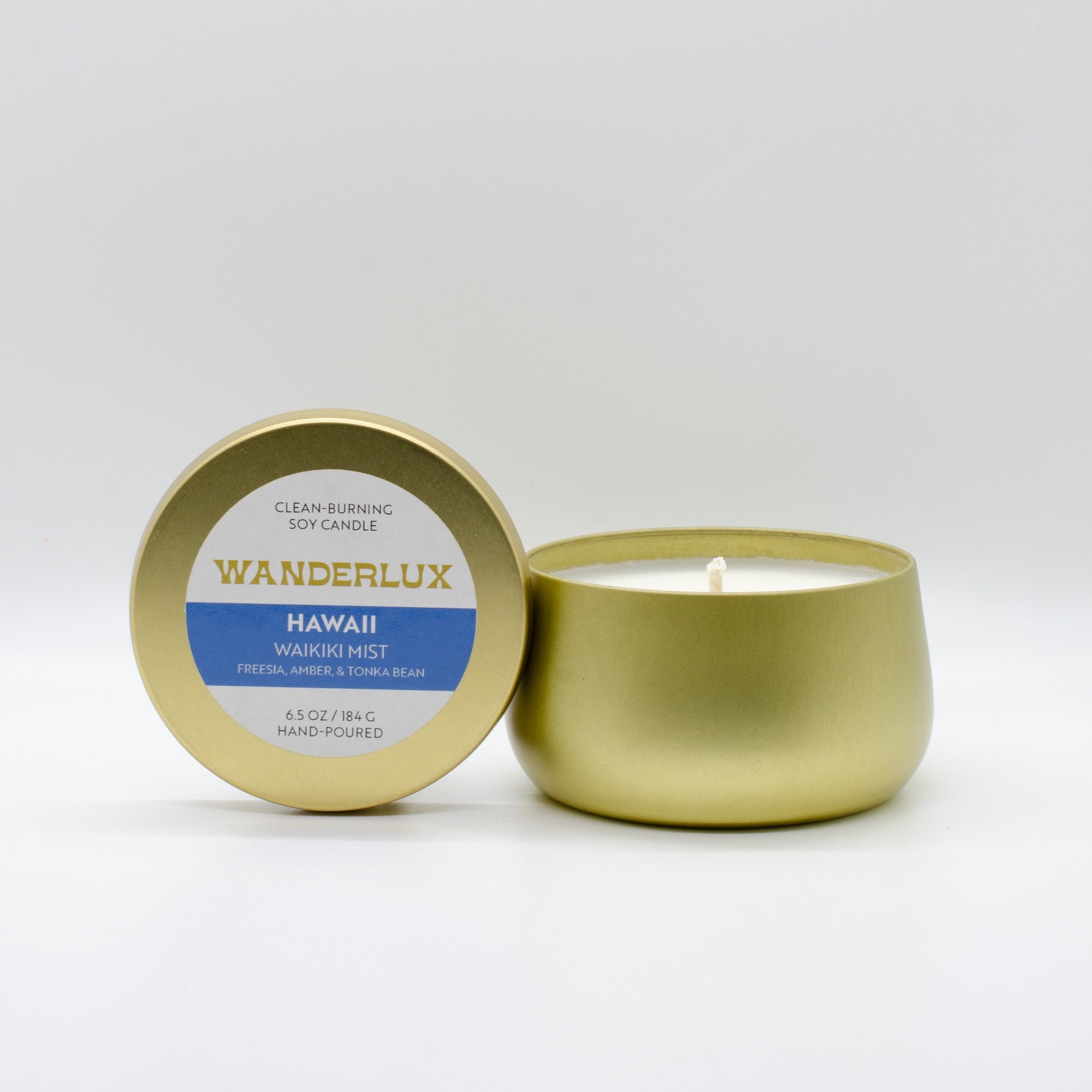 Hawaii - Wanderlux 6.5 Ounce Soy Candle