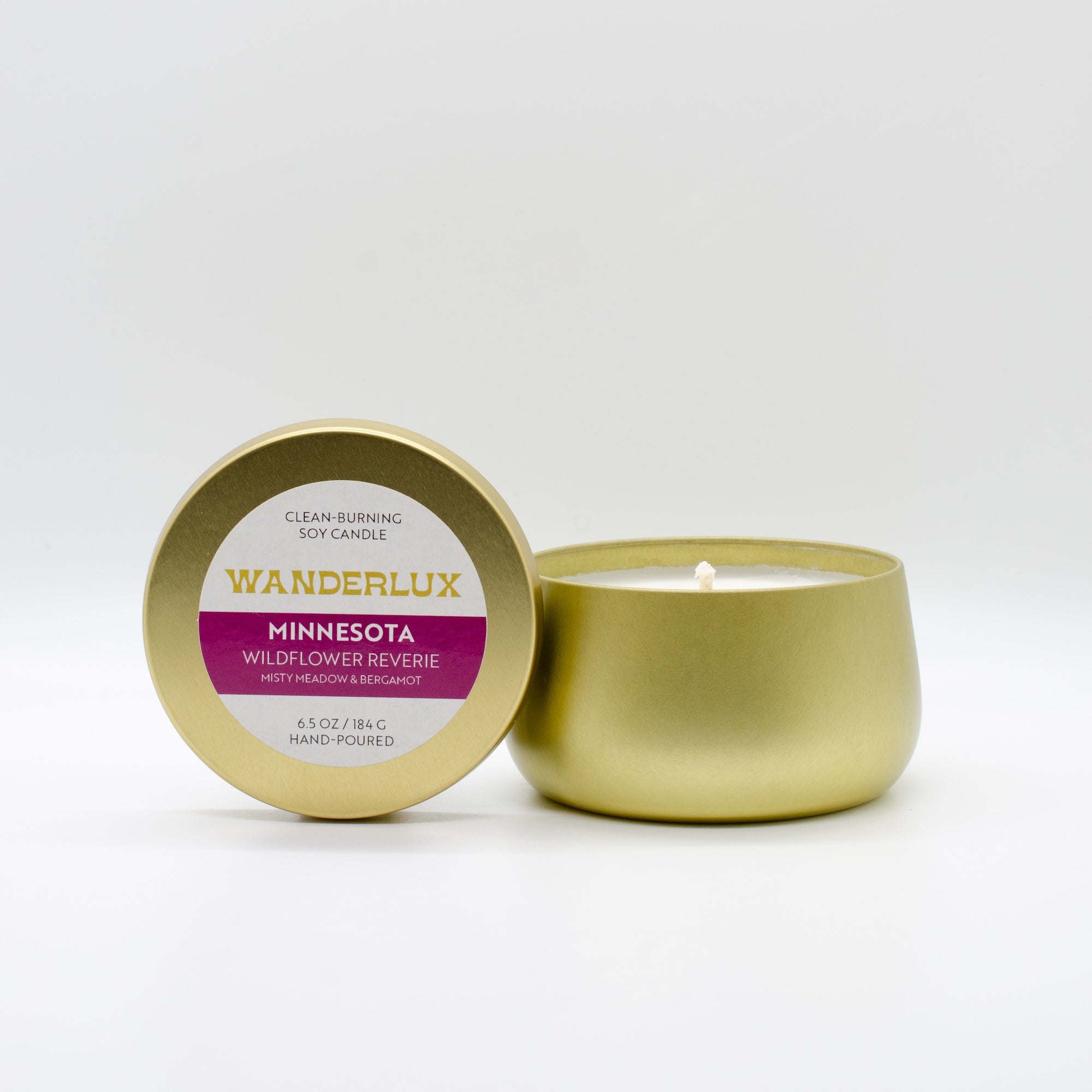 Minnesota - Wanderlux 6.5 Ounce Soy Candle