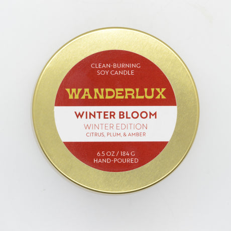 Wanderlux Winter Edition - Winter Bloom - 6.5 Ounce Soy Candle