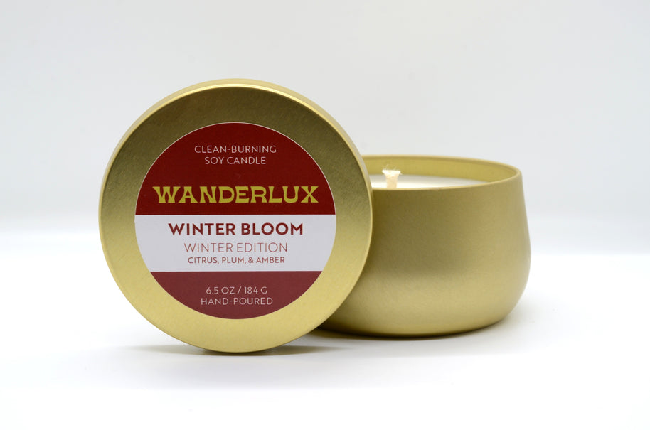 Wanderlux Winter Edition - Winter Bloom - 6.5 Ounce Soy Candle
