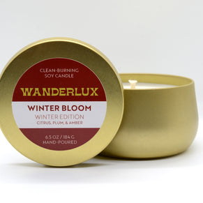 Wanderlux Winter Edition - Winter Bloom - 6.5 Ounce Soy Candle